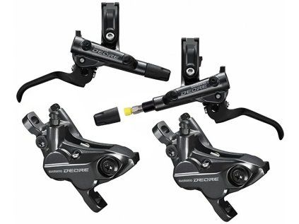Brzda kotoučová SHIMANO Deore M6120 čtyřpístková p+z (Barva 4-pístkové)