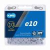 Řetěz KMC e10 E-bike EPT šedý v krabičce (Velikost 10 rychlostí, Délka 136 článků)