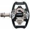 Pedály SHIMANO DXR SPD PD-MX70 (Barva černá/stříbrná, balení s kufry SM-SH51 s klecí v krabičce)