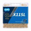 Řetěz KMC X-11 Super Light v krabičce 118 čl. (Velikost 11sp, Barva zlatá)