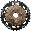 7-kolo SHIMANO MF-TZ500 Megarange (Velikost 14-34 zubů, Barva hnědá/černá)