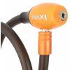 Zámek lanko MAX1 Golem 800x12 mm (Barva černá, Velikost 600mm)