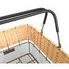 Koš zadní na kolo MAX1 Lux 1.0 s pružinovým adaptérem (Barva černá)